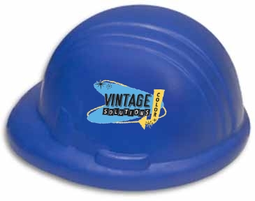Prime Line Construction Hard Hat Shape Stress Ball