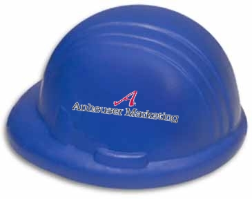 Prime Line Construction Hard Hat Shape Stress Ball