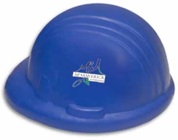 Prime Line Construction Hard Hat Shape Stress Ball