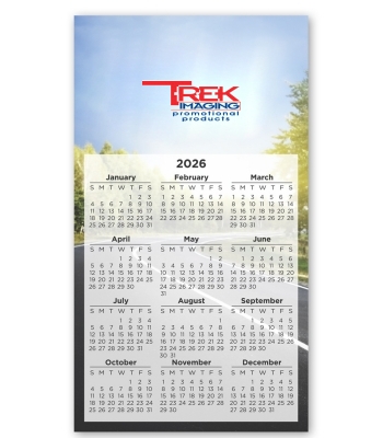 Calendar Large Magnet 3-29/32 x 6-15/16