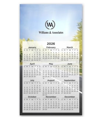 Calendar Large Magnet 3-29/32 x 6-15/16