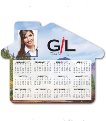 Calendar House Magnet