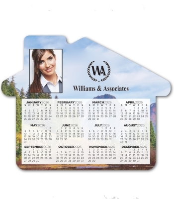 Calendar House Magnet