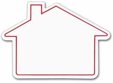 Large House Magnet