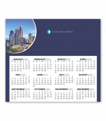 Calendar Sq Crnr Magnet 3-13/32 x 3-29/32