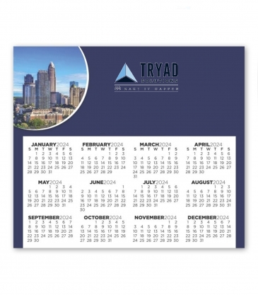 Calendar Sq Crnr Magnet 3-13/32 x 3-29/32