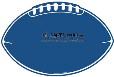 Football Car Sign Magnet