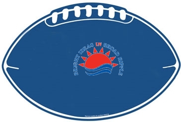 Football Car Sign Magnet