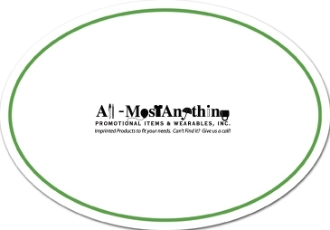 Small Oval Car Sign Magnet