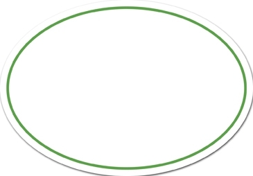 Small Oval Car Sign Magnet