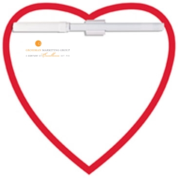 Memo Board Heart w/ Mag