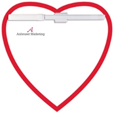 Memo Board Heart w/ Mag