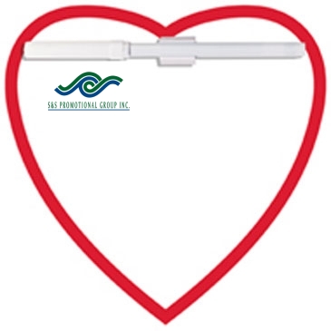 Memo Board Heart w/ Mag