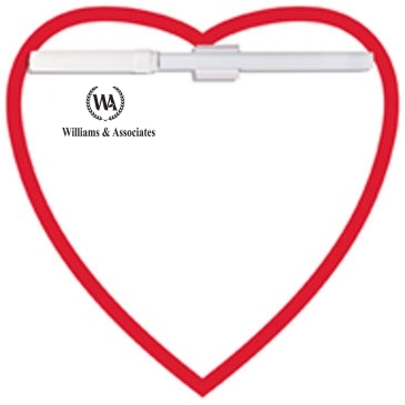 Memo Board Heart w/ Mag