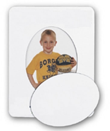 Oval Punch Out Picture Frame Magnet