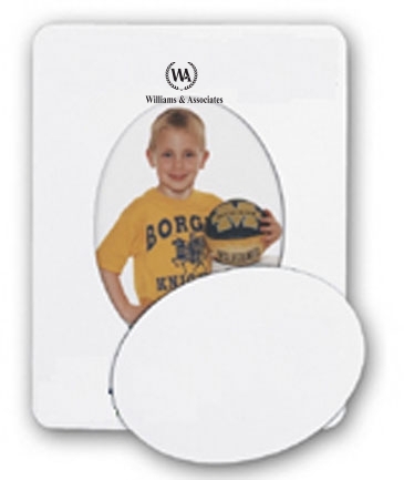 Oval Punch Out Picture Frame Magnet