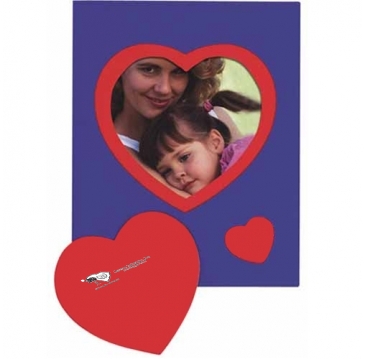 Heart Punch Out Picture Frame Magnet