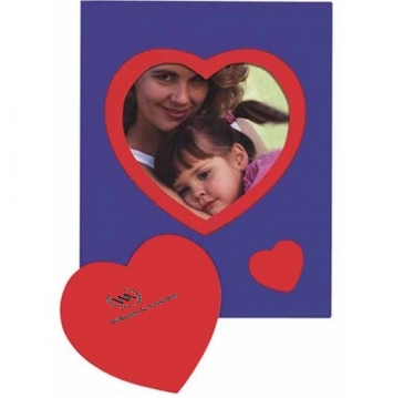 Heart Punch Out Picture Frame Magnet