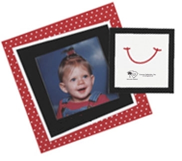 Square Punch Out Picture Frame Magnet