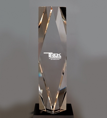 Dramatis Award with Lighted Base