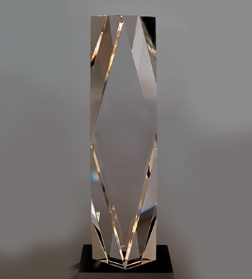 Dramatis Award with Lighted Base