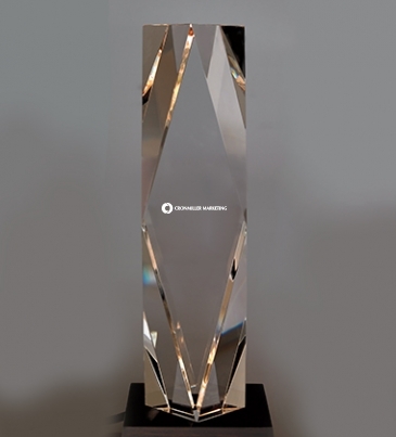 Dramatis Award with Lighted Base