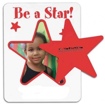 Star Punch Out Picture Frame Magnet
