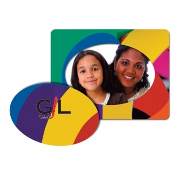 Jumbo Picture Frame Magnet - Oval Punch Out
