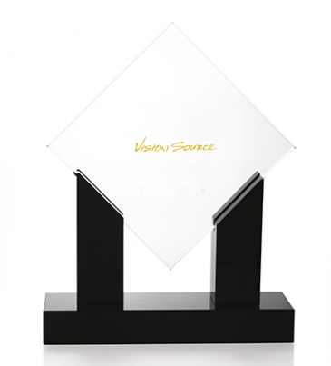 Diamond Jade Award with Black Base