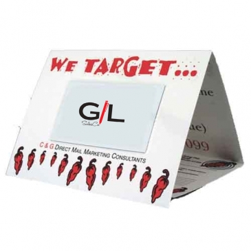 Trifold 6 x 13-1/4 Direct Mail Postcard