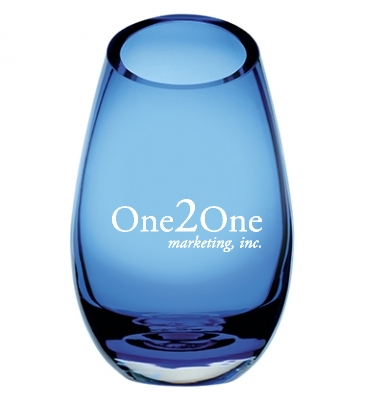 Cairo Blue Vase