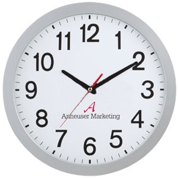 12" Slim Wall Clock