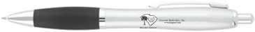 Curvaceous Matte Silver Ballpoint