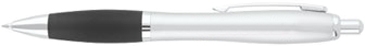 Curvaceous Matte Silver Ballpoint