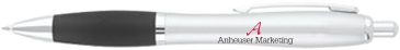 Curvaceous Matte Silver Ballpoint