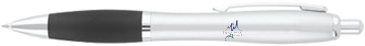 Curvaceous Matte Silver Ballpoint