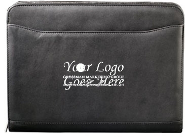 Millennium Leather Zippered Padfolio