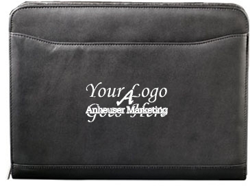 Millennium Leather Zippered Padfolio