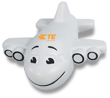 Smiling Airplane Shape Stress Ball