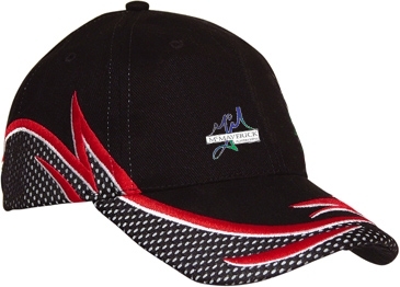 Brushed Heavy Cotton with Mesh covered reflective trim