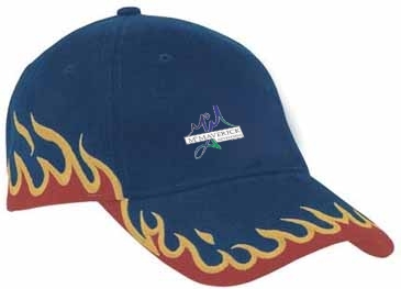 Brushed Heavy Cotton with Edge Flame