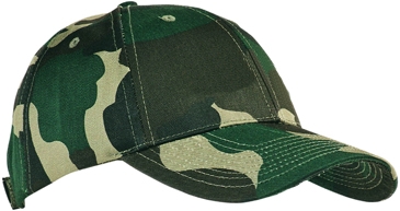 Cotton Twill with Camouflage Print