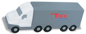 Semi-Trailer Truck Shape Stress Ball