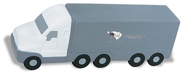 Semi-Trailer Truck Shape Stress Ball