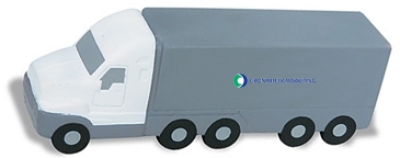 Semi-Trailer Truck Shape Stress Ball
