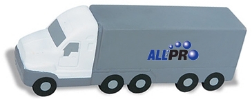 Semi-Trailer Truck Shape Stress Ball