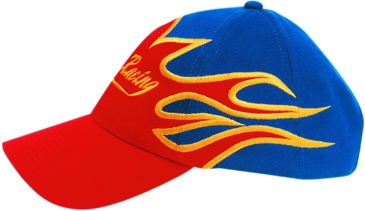 Brushed Heavy Cotton with Flame Design