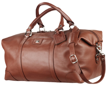 Cutter & Buck® 19" Leather Weekender Duffel Bag
