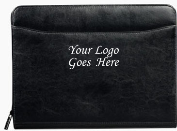 Renaissance Leather Zippered Padfolio