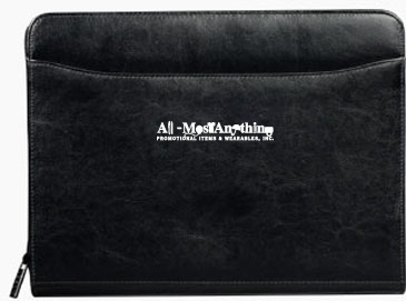 Renaissance Leather Zippered Padfolio